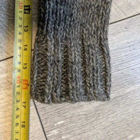 Gray Marled Wool Blend Cardigan Shawl Collar American Eagle | M Minimalist Cozy - Picture 10 of 11